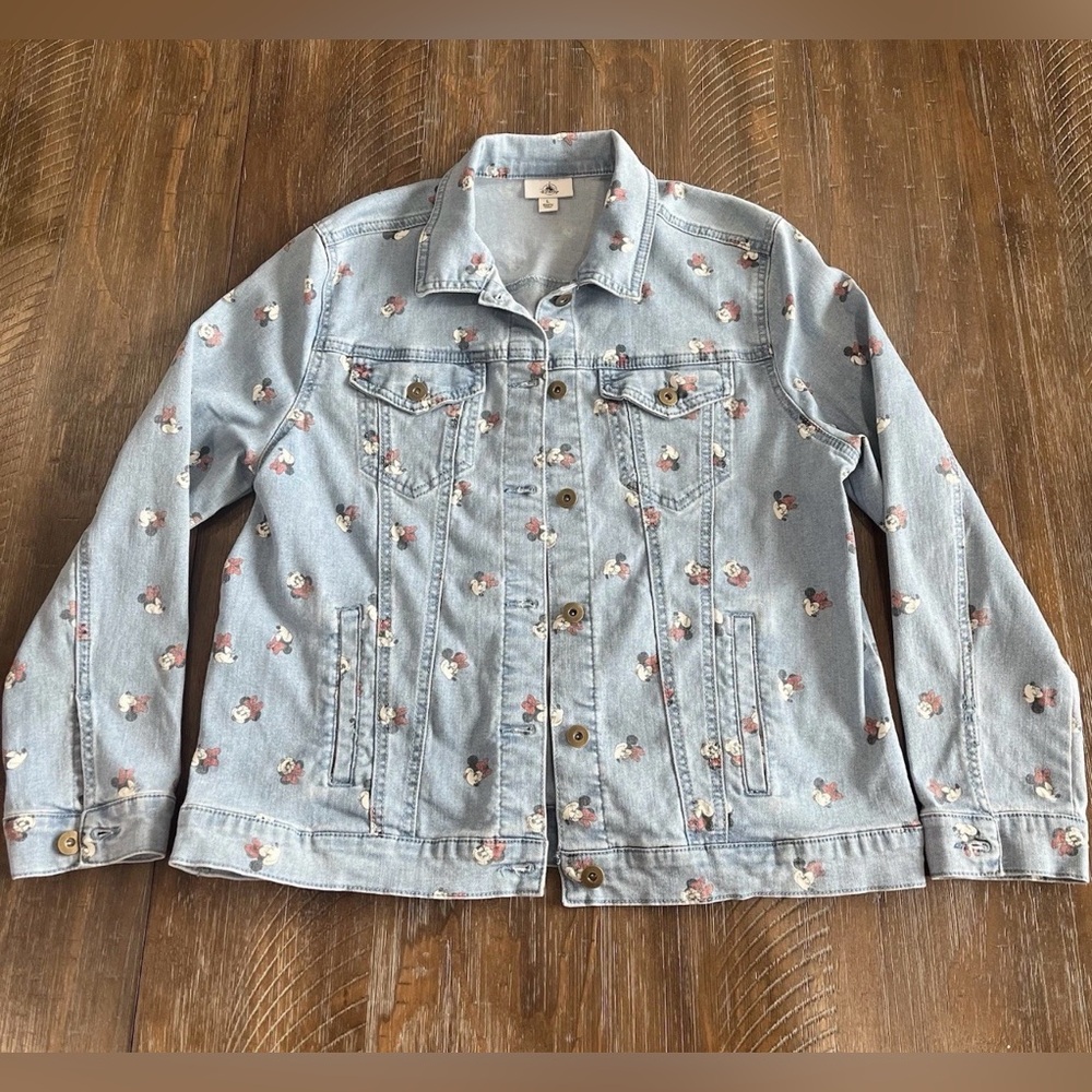 Disney Light Blue Minnie Mouse Jean Jacket